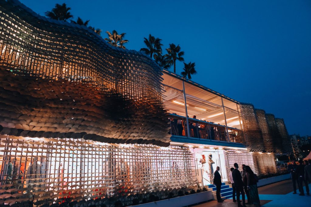 sustainable exhibition stand for BBC Studios in Cannes 